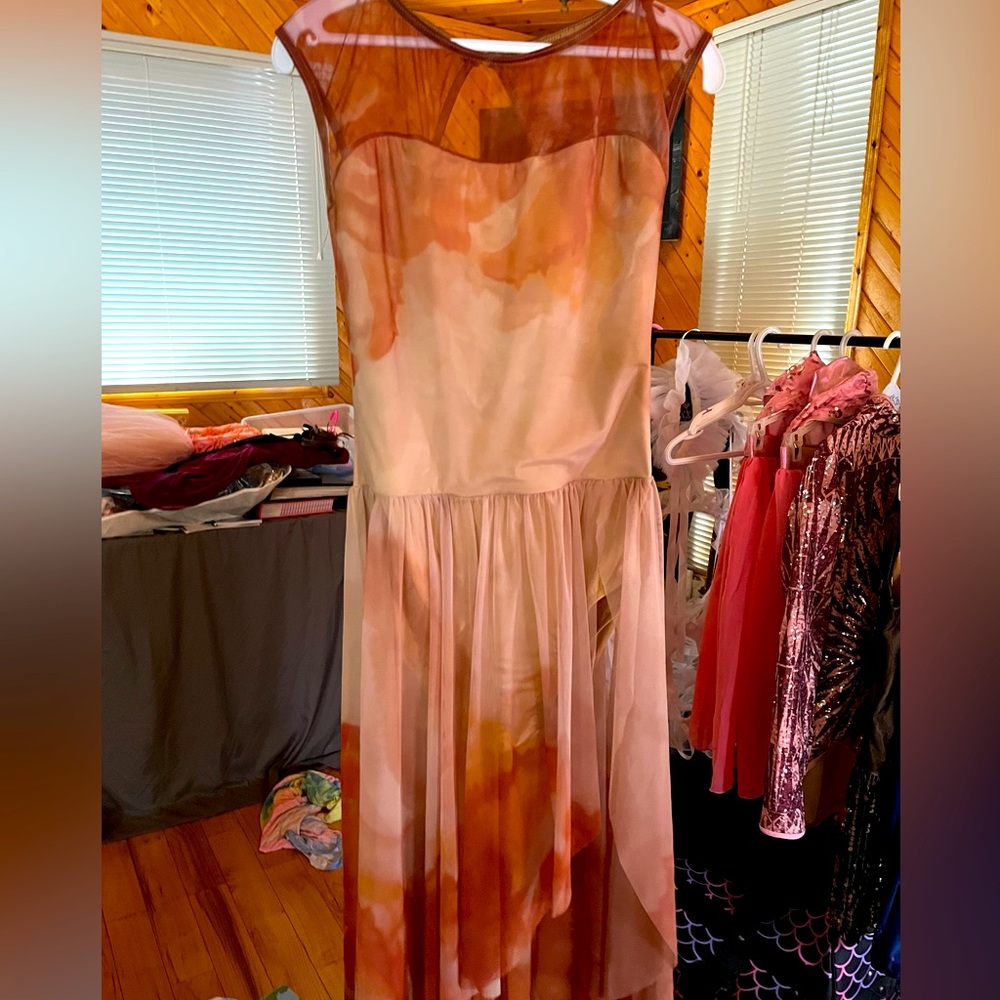 Ladies small lyrical dance costume.